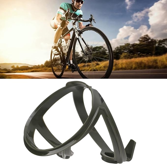 Bicycle Water Bottle Holder Cage Streamlined Design for Outdoor Cycling Road Mountain Bikes (Green)