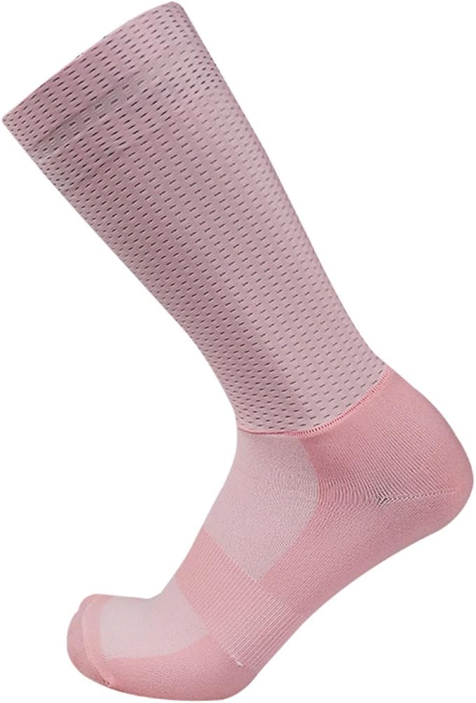 Aero Socks Cycling Men Women Mesh Fabric Breathable Sweat-Absorbing Silicone Non-Slip Cycling Aero Socks one size