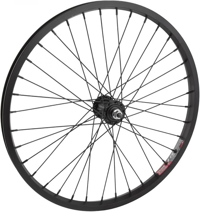 WheelMaster Folding Bike Front Wheel - 20'' x 1.5, Alloy, 36H, Black