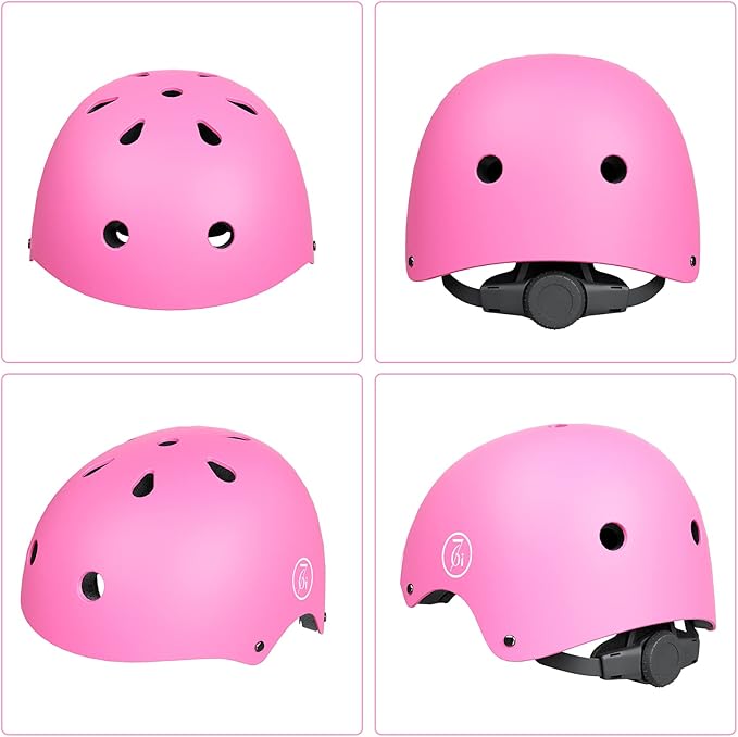 67i Bike Helmet Skateboard Helmet for Adult Cycling Bicycle Scooter Helmets for Men Women Adjustable for Multi-Sport Bicycle Scooter Inline Cycling Skateboarding