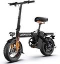 Electric Bike for Adults Teens, 800W Peak Motor, 25MPH Folding Ebike, 30 Miles, 48V 10AH Removable Battery, 14" Foldable Electric Mini Bike for Commute Outdoor