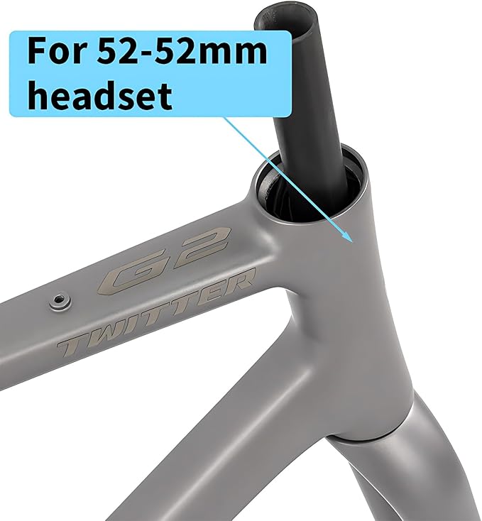 700C Road Bike Frameset with Carbon Fibre Fork 45cm 48cm 51cm 54cm Aluminum Alloy Gravel Bike Frame Disc Brake Thru Axle 12x100mm/12x142mm