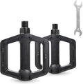 ZUKKA Bike Pedals 1/2-Inch Bike Pedals Non-Slip Kids Bike Peals with Reflective Strips on Sides Multiple Color for Mountain Bike Kid Bike Freestyle BMX Bike