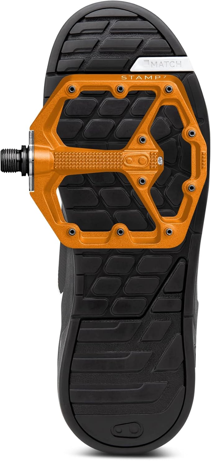 Crankbrothers Stamp Flat MTB Pedals - Size-Specific, Lightweight, Versatile, Durable Bike Pedals