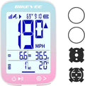 Bike Speedometer GPS Wireless Cycling Computer – Auto Start/Stop, Auto Backlight, Waterproof Bicycle Odometer MPH KM/H, 2.4" LCD Display