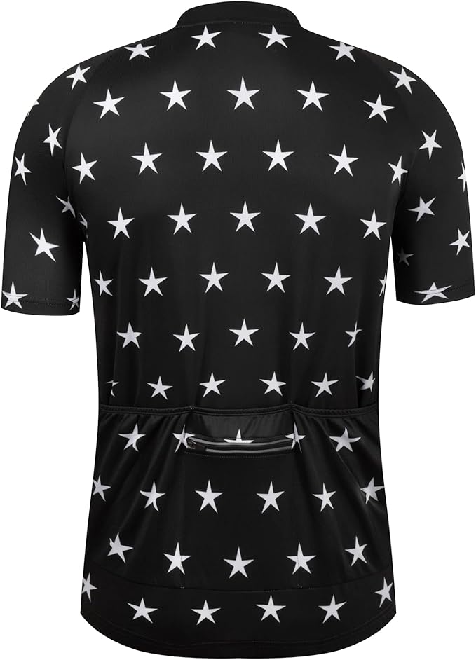 Coconut Ropamo CR Mens Cycling Jersey Short Sleeve Road Bike Shirt with 3+1 Zipper Pockets Breathable Quick Dry