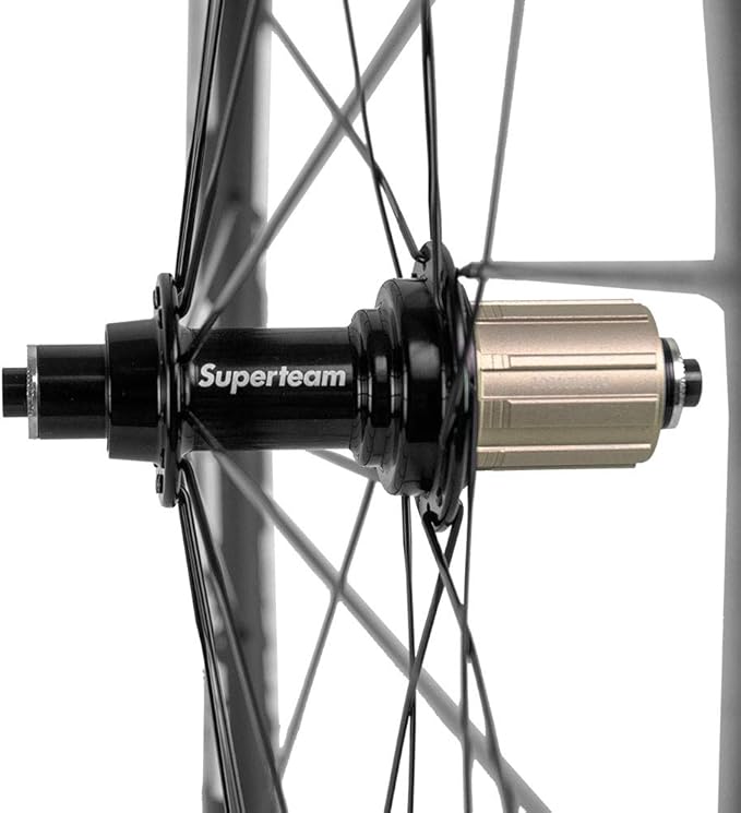 Superteam 50/25mm UD Matte Finish Wheel 700c Carbon Wheelset Clincher (White)
