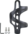 ROADNADO Carbon Fiber Bike Water Bottle Cages Ultralight Drink Holder Left Opening/Right Opening Bicycle Bottle Cupholder for MTB Road Bike Cycling Mountain Bikes (1PCS / 2PCS)