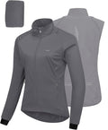 33,000ft Women's Zip Up Lightweight Athletic Workout Yoga Cycling Track Running Jacket Waterproof Windproof Reflective