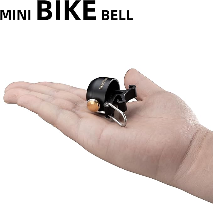 ROCKBROS Bike Bell Classic Bicycle Bell,Loud Sound 100dB Bike Bells for Adults Kids, Fit for 0.87-1.34in Bicycle Handlebars,Road Mountain Bike Accessories