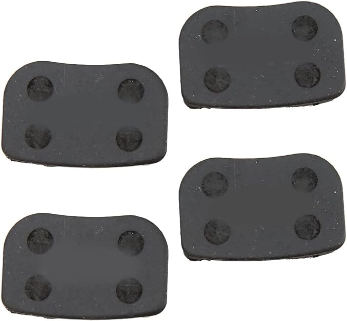 Bike Brake Pads Set Excellent Heat Dissipation Water Resistance for Competitive Roads Copper Fiber, Steel Back Plate