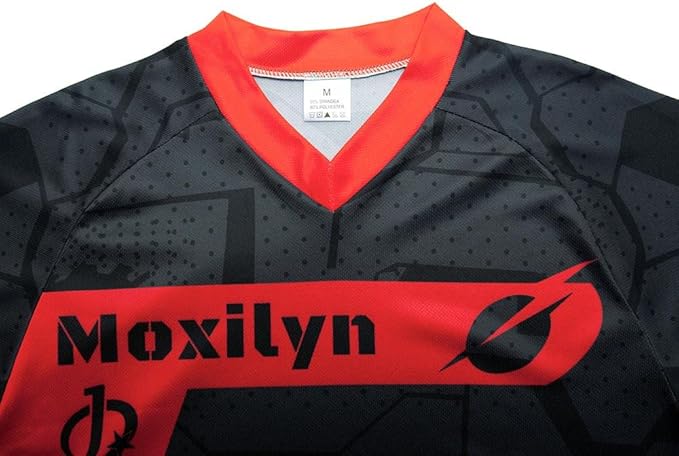 Men's MTB Shirt Long Sleeve Off-Road Motocross Cycling Jersey Mountain Bike Shirts Quick-Dry Moisture Wicking