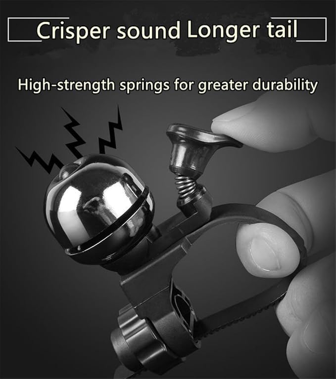 Classic Bike Bell Pure Copper Bicycle Bell Loud Crisp Clear Sound Bicycle Bike Bell for Adults Kids