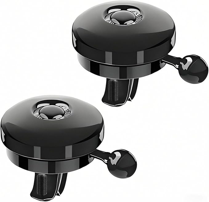 Bike Bells Fully Metal 2 Pack Cycling Horns, Loud Ringing Sound, Easy Installation, Bicycle Accessories
