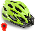 Bike Helmet Men Women, Shinmax Bicycle Helmet with Rear Light and Detachable Visor