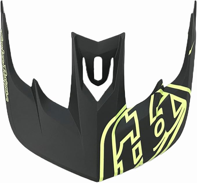 Troy Lee Designs Stage Mountain Bike Helmet Replacement Visor - MTB Cycling BMX Bicycle Helmet Accessories - Nova Glo Yellow, One Size