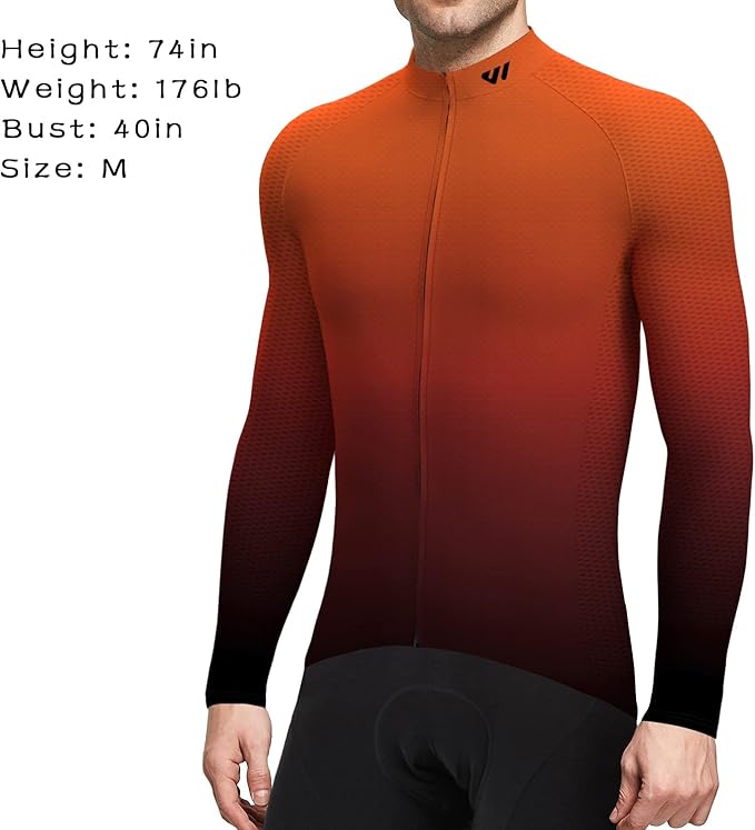 Lo.gas Cycling Jersey Men Short/Long Sleeve Bike Biking Shirts Full Zip with Pockets Road Bicycle Clothes