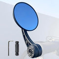 Bike Mirror Handlebar End Mount,Rotatable And Adjustable ebike mirror Wide Angle Bicycle Safe Clear E-Bike Glass Slight convex Shockproof Bike Rear View Mirrors
