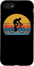 Racing Road Bike Vntage Cycling Riding Racing Bike Bicycle Case for iPhone SE (2020) / 7/8