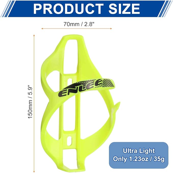 HARFINGTON Bicycle Water Bottle Holder Lightweight Universal Bike Bottle Cages Cycling Cup Holder for MTB Mountain Road Gravel