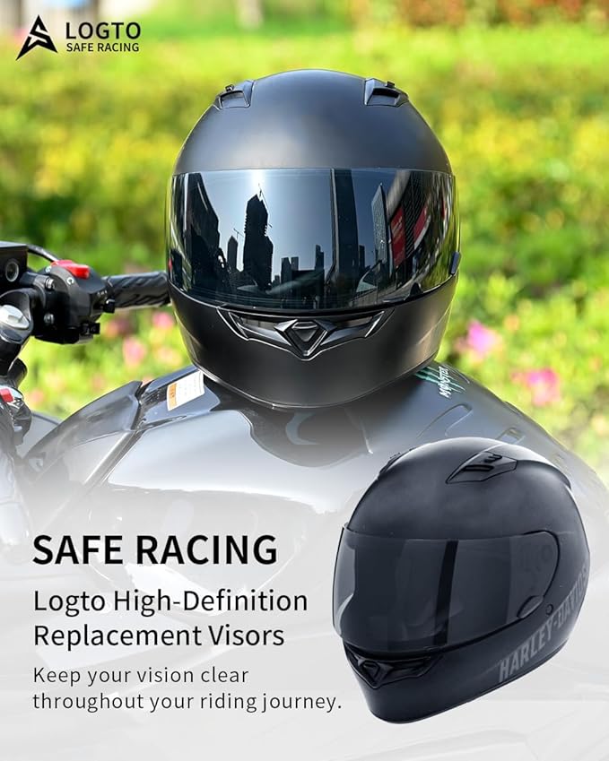 Replacement Motorcycle Helmet Visor Shield for Star RS-1 Vortex Qualifier Revolver Helmet Accessories Universal