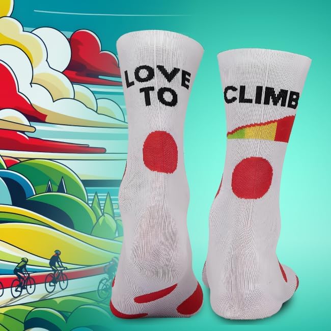 TODO PRO Cycling Socks - Breathable Bike Socks for Men and Women