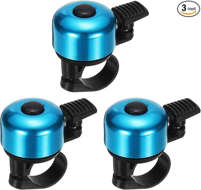 HARFINGTON Bike Bell Aluminum Mini Bicycle Bells with Loud Crisp Clear Sound Bike Ring Bell Bike Accessories for Adults Children Road Mountain Bike