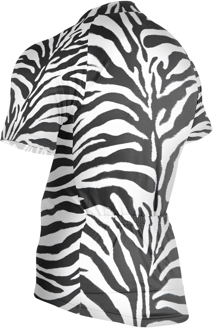 Men's Cycling Bike Jersey Short Sleeve Moisture Wicking, Breathable, Quick Dry Biking Shirt with 3 Rear Pockets