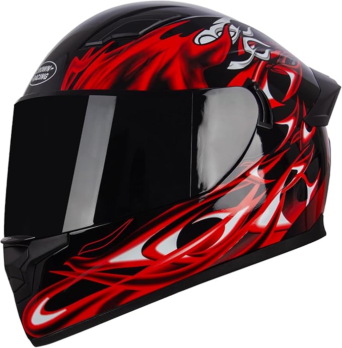 Motorcycle Helmets Street Bike Full Face Motorcycle Helmet Motorbike for Adults DOT Approved Helmets, F-700