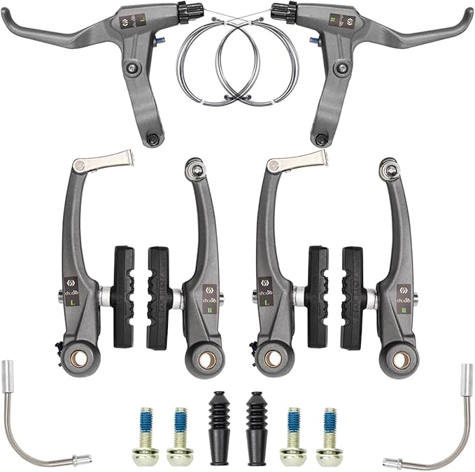 Chooee Linear Mountain Bike V-Brake Set Front and Rear Bicycle V Brakes CHVB001