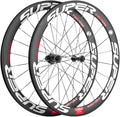 Superteam Carbon Fiber Road Bike Wheels 700C Clincher Wheelset 50mm Matte 23 Width