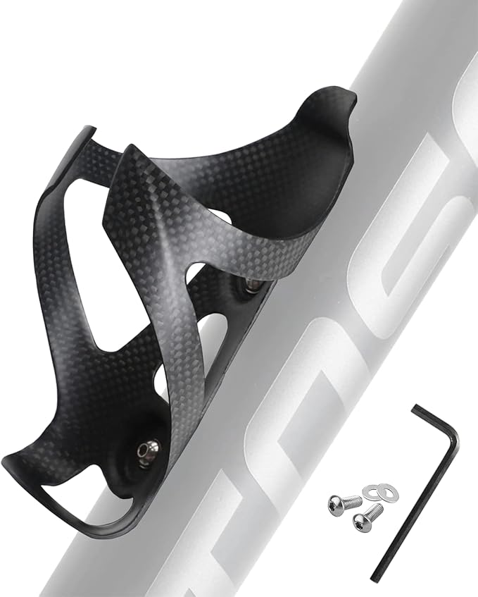 Carbon Fiber Water Bottle Holder for Bicycle Mountain Bike Cup Holder Ultralight Bike Water Bottle Cages for MTB Mountain Road Bike Cycling