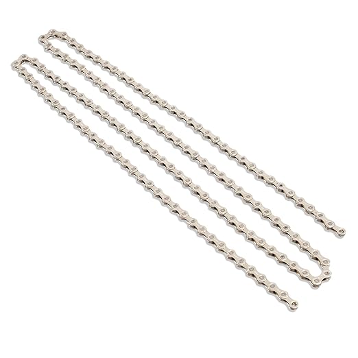E-Bike Chain, 136 Links 1/2" X 3/32" for 6/7/8 Speed, 1060kgf High Tensile Strength Dark Silver, Quick-Release Universal for MTB/Road/City Bike/BMX