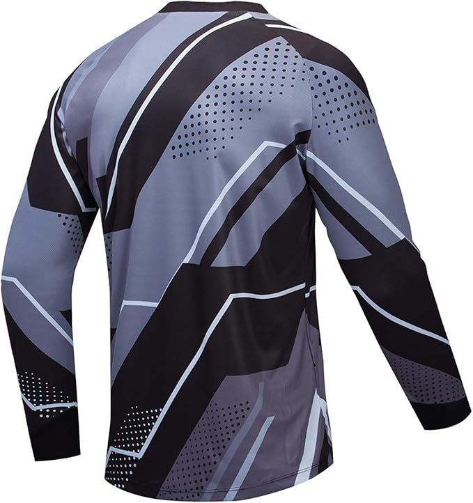 Cycling Jersey Long Sleeve Men's Mountain Bike Motocross Jersey Long Sleeve MTB T-Shirt
