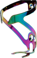 Ultra-Light Colorful Aluminum Alloy Bike Water Bottle Cage, Universal 360° Wrap Anti-Shake Bottle Holder for Mountain Road Bikes with Wrench & Screws (Multicolor)