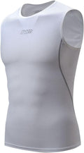 bpbtti Men's High Wicking Sleeveless Base Layer Cycling Running Underwear Quick Dry Vests Lightweight Sports Tank Tops