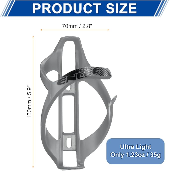 HARFINGTON Bicycle Water Bottle Holder Lightweight Universal Bike Bottle Cages Cycling Cup Holder for MTB Mountain Road Gravel
