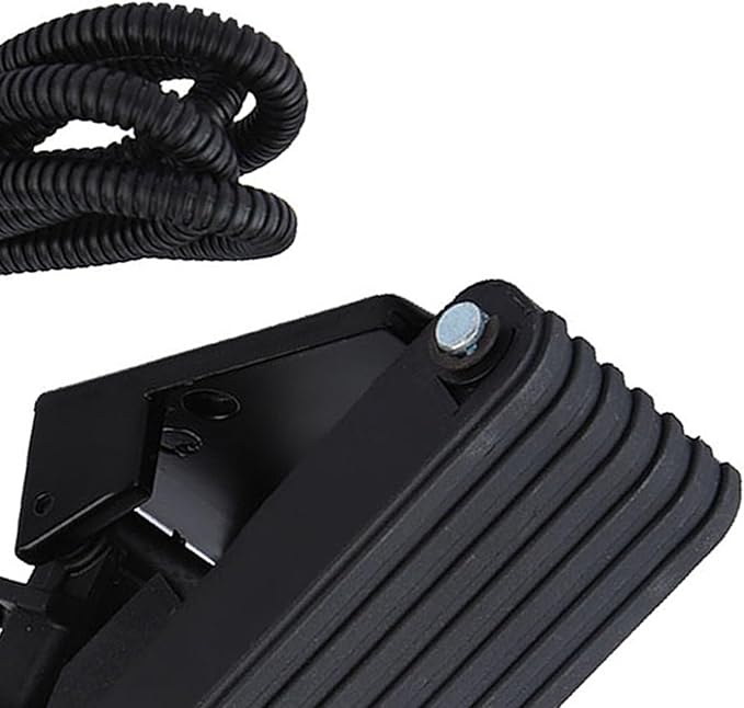 Variable Speed Foot Pedal, Universal Foot Pedal Control Switch, Brake Foot Pedal with 4.9ft Cable for Electric Scooter, Dirt Bike, Kart, ATV, Tricycle