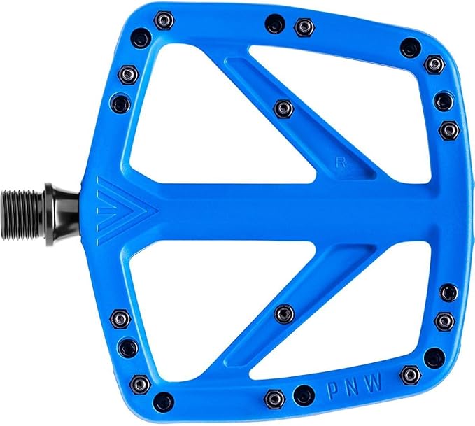 PNW Components Range Composite MTB Pedals – Nylon Flat Mountain Bike Pedals – Sealed Bearings – Wide Platform – Multiple Colors