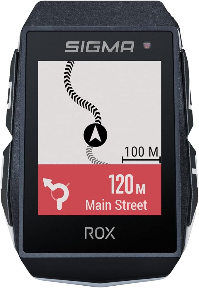 SIGMA Sport ROX 11.1 EVO GPS Bike Computer, Black, Navigation, Workout, Indoor & Outdoor Training, Quick Mounting, E-Bike Ready, Smart Phone Connectivity, Lightweight, IP67 Water Resistant