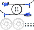 MEROCA M800 Mountain Bike Hydraulic Disc Brakes Hydraulic Bike Brakes Front 800mm and Rear 1400mm with PM Adapter for 160mm Rotor