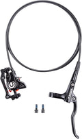 Cyclon MTB Hydraulic Disc Brakes Set, Black/Red Aluminum Alloy Hydraulic Brakes for Mountain Bike Left Front 1000mm Right Rear 1700mm Hydraulic Bicycle Brakes with is/PM Adapter Fit 160mm Rotor