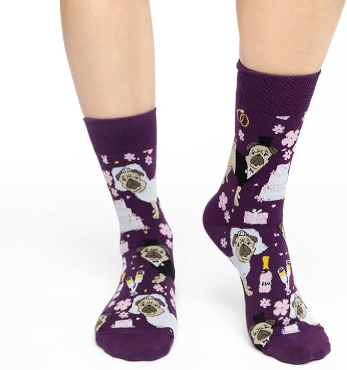 Good Luck Sock Novelty Crew Socks for Adults - For Men, Women and Teens