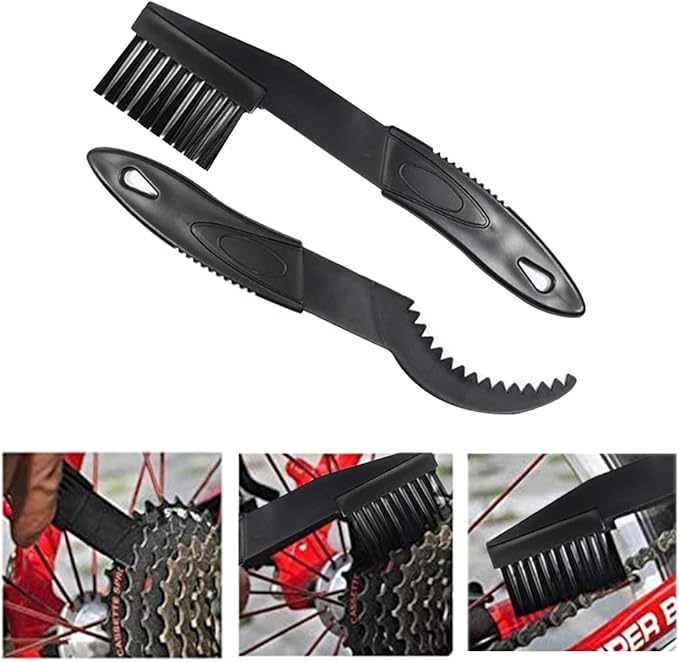 Bike Chain Cleaner Kit, Easy and Quick Clean Chains Scrubber Gear Brush Maintenance Cleaning Tool Set for Road Bicycle Mountain Bikes MTB
