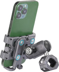 FANAUE Aluminum Anti-theft Bike Motorcycle Phone Mount with Vibration Dampener for bicycle/ATV/UTV/Scooter Handlebar, Compatible with RAM mounts B size phone holder Accessories for 5.5-7'' Smartphone.