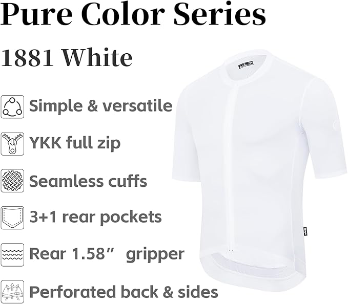 YKYWBIKE Cycling Jersey Men with Pockets Bike Jersey Short Sleeve Biking Shirts for Men Cycling Breathable MTB Biker Shirts
