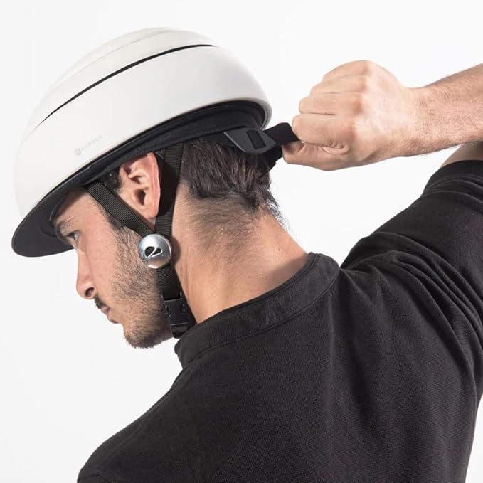 CLOSCA. Folding Helmet. Helmet with Visor. Adult Bicycle Helmet. Bike Helmet and Electric Scooter Helmet. Commuter Helmet. Collapsible Helmet. Helmet for Women and Helmet for Men.