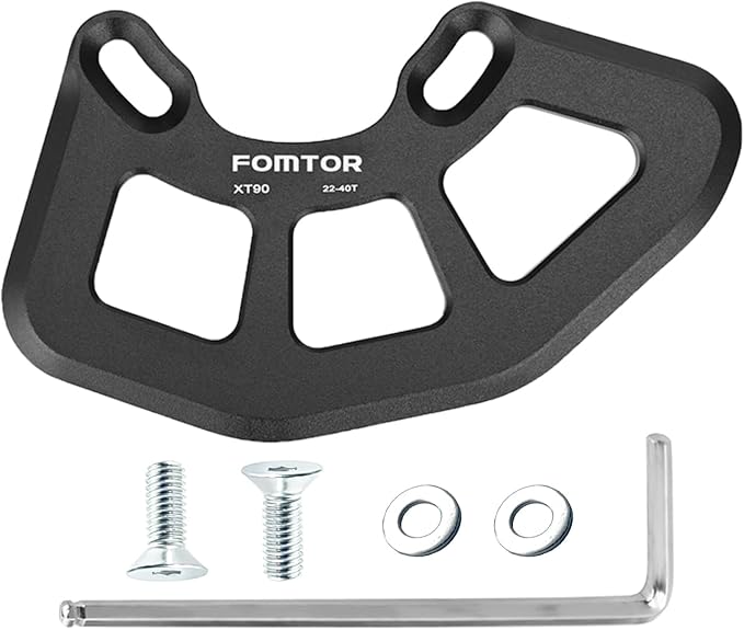 FOMTOR Chain Guide Mountain Bike, Bicycle Direct Mount Chainring Guard MTB Road Bike Chain Protector 7075 Alloy Aluminum for BMX, Fixie (22-40T)