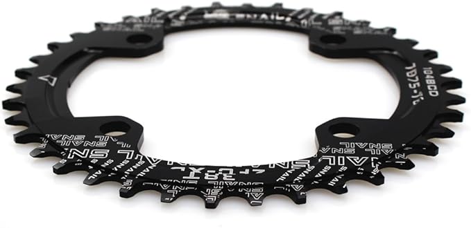 CYSKY 104 BCD Chainring 30T to 52T Narrow Wide Chainring with Sprocket Bolts for 1x Set-up Road Bike Mountain Bike BMX MTB Gravel Ebike