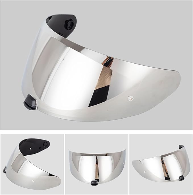 Helmet Visor Replacement Face Shield for HJ-31 i70/i10 Shield Visor Wind Shield Helmet Lens (Deep Grey)